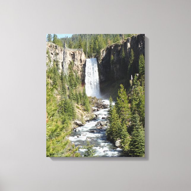 Impressão Em Tela Tumalo Falls, Bend, Oregon (Frente)