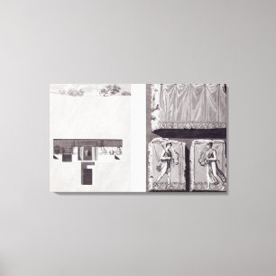 Impressão Em Tela Túmulos de Etruscan, C. 1780