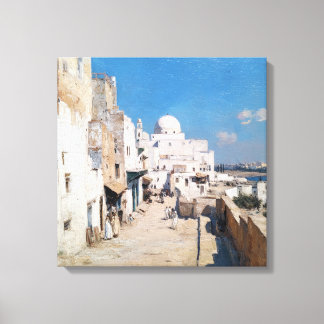 Impressão Em Tela Túnis 1905 – Arte de Viagem Impressionista da Tuní