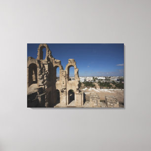 Impressão Em Tela Tunísia, Costa Central Tunisina, El Jem, Romano 6