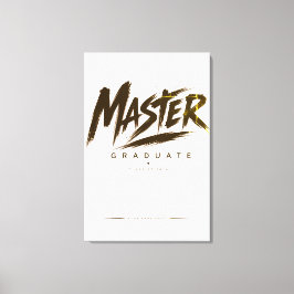 Impressão Em Tela Turma de Graduados Personalizados do Masters 2026