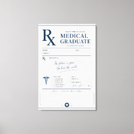 Impressão Em Tela Turma de Medicina Personalizada 2026