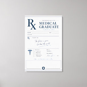 Impressão Em Tela Turma de Medicina Personalizada 2026