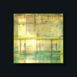 Impressão Em Tela Turquesa e pintura de Abstrato verde<br><div class="desc">Uma pintura abstrato de Jennifer Goldberger que utiliza tons de turquesa dourada e verde para criar um sentimento quente e familiar. Um bom passeio pela floresta durante a primavera ou verão produziria algumas dessas mesmas cores. Traga o dom da natureza para sua casa comprando esta peça!</div>