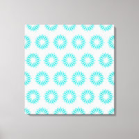 Turquesa Moderna Sunbursts