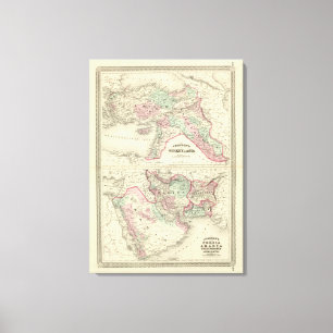 Impressão Em Tela Turquia em Ásia, Persia, Arábia, Beloochistan