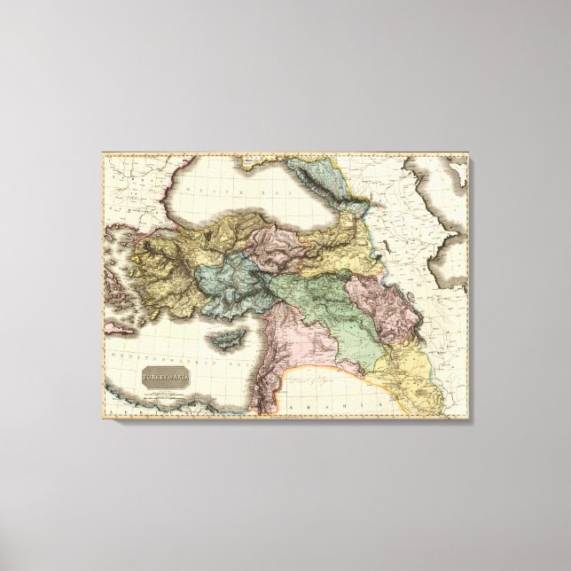 Impressão Em Tela Turquia na Ásia (Frente)