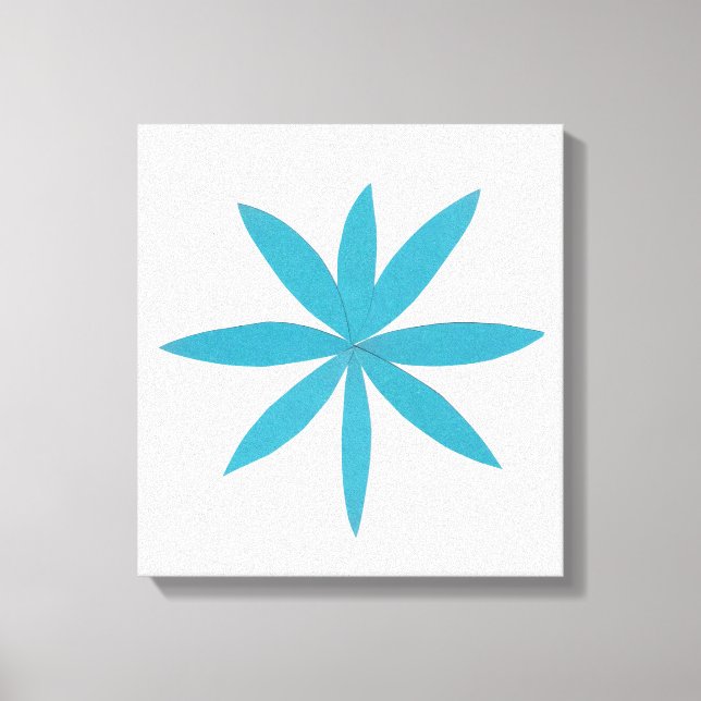 Impressão Em Tela Turquoise Star (Frente)