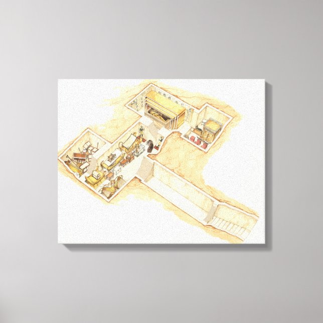 Impressão Em Tela Tutankhamun's Tomb (Frente)