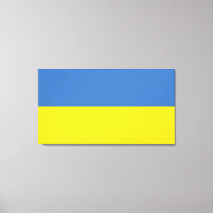 Impressão Em Tela Ucrânia Flag, Ucraniano Slava Ucraniano С л в а У
