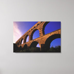 Impressão Em Tela UE, França, Provença, Gard, Pont du Gard.