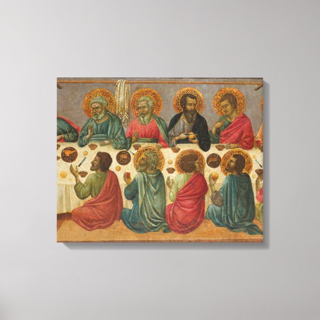 Impressão Em Tela Ugolino di Nerio - O último jantar (Frente)
