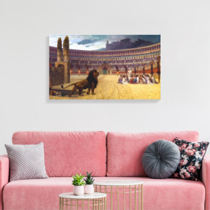 Impressão Em Tela Última Oração dos Mártires Cristãos J-L Gé me o