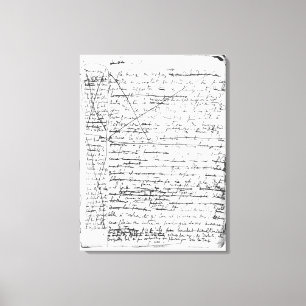 Impressão Em Tela Última página da "A la Recherche du Temps Perdu"