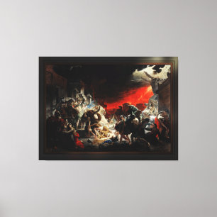 Impressão Em Tela Último dia de Pompeia por Karl Bryullov Arte Cláss