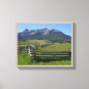 Impressão Em Tela Último Dollar Ranch Road San Juan Range Colorado