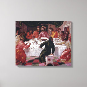 Impressão Em Tela Último jantar - El Greco - c1595
