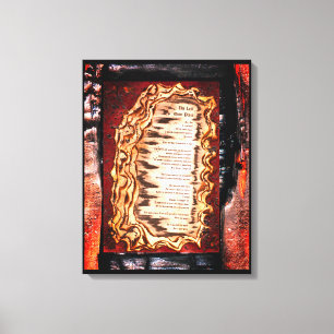 Impressão Em Tela Último lugar silencioso