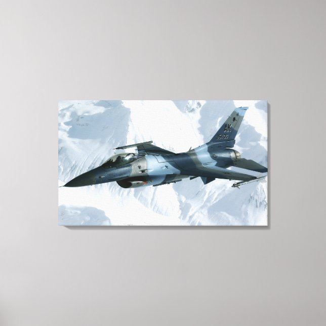 Impressão Em Tela Um agente F-16 (Frente)