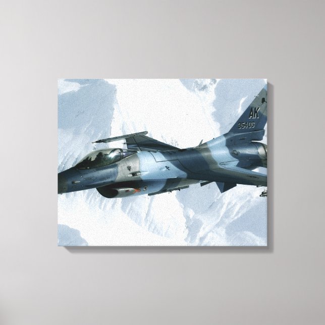 Impressão Em Tela Um agente F-16 (Frente)