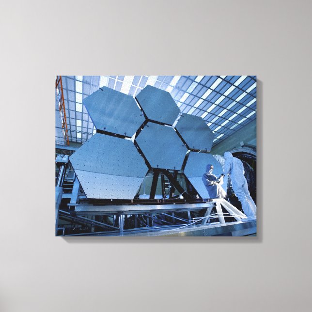 Impressão Em Tela Um array do Telescópio Espacial James Webb (Frente)