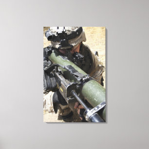 Impressão Em Tela Um assaultman