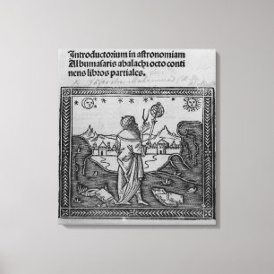 Impressão Em Tela Um astrónomo que stargazing