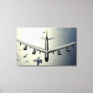 Impressão Em Tela Um B-52 Stratofortress em vôo