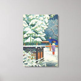 Impressão Em Tela Um Bambu no Santuário Fujishima Takeji