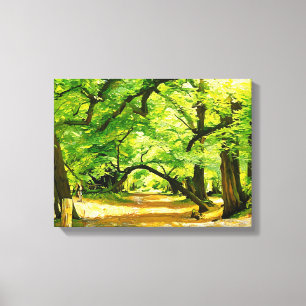 Impressão Em Tela Um Caminho da Floresta, Robin Hood Forest