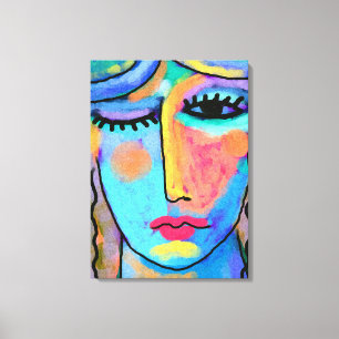 Impressão Em Tela Um daqueles dias de pintura digital Abstrato