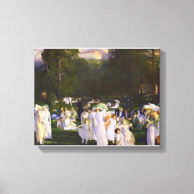 Impressão Em Tela Um dia em junho - George Bellows - 1913 (Frente)