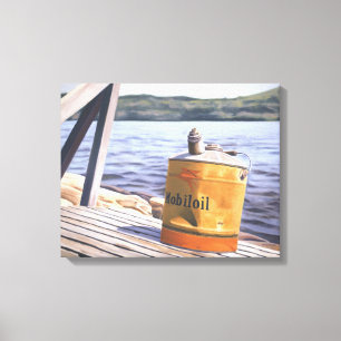 Impressão Em Tela Um dia no lago 1996