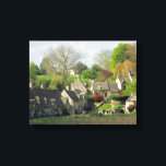 Impressão Em Tela Um dia nos Cotswolds no Reino Unido<br><div class="desc">Arte de muro de canvas de um belo dia nos Cotswolds no Reino Unido mostrando casas e paisagens com cores Primavera alegres.</div>