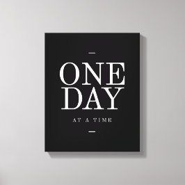 Impressão Em Tela Um dia, o aluno deu uma citação em preto e branco