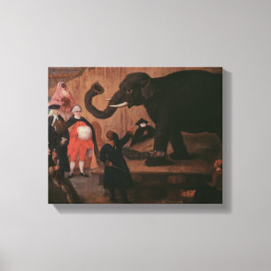 Impressão Em Tela Um elefante mostrado em Veneza (óleo em canvas)
