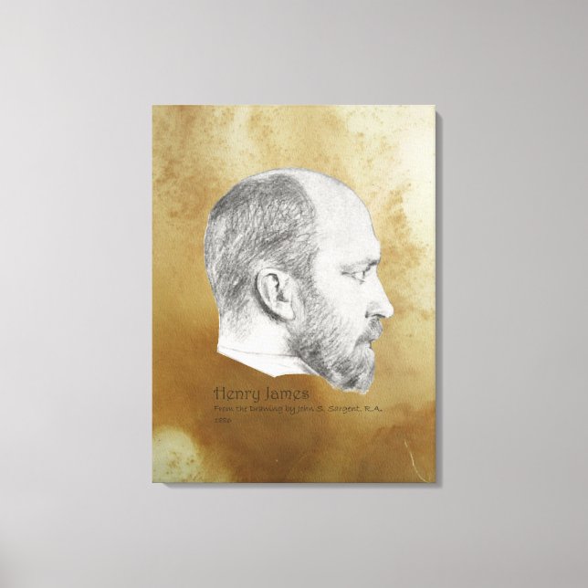 Impressão Em Tela Um esboço de Henry James (Frente)