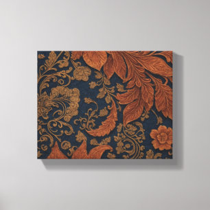 Impressão Em Tela um fecho de um design floral