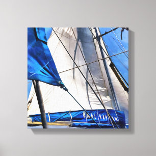 Impressão Em Tela Um Marinheiro É Um Artista E Seu Meio O Vento