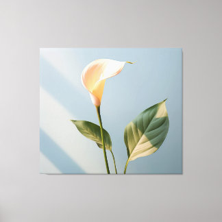 Impressão Em Tela Um momento de paz Calla Lily Realismo Minimal