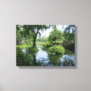 Impressão Em Tela Um Momento Tranquilo Em Chicago