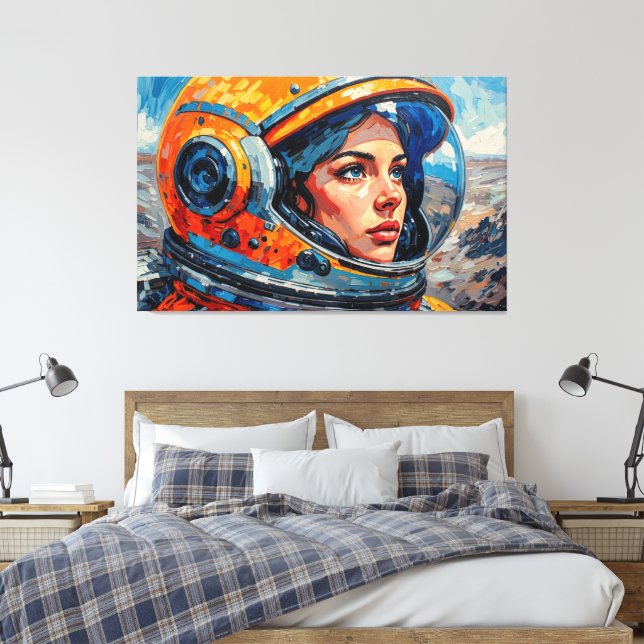 IMPRESSÃO EM TELA UM MUNDO À PARTE 20 (Insitu(Quarto))
