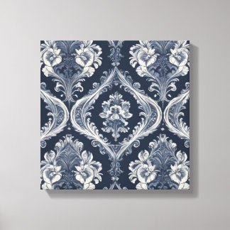 Impressão Em Tela um papel de parede com designs florais