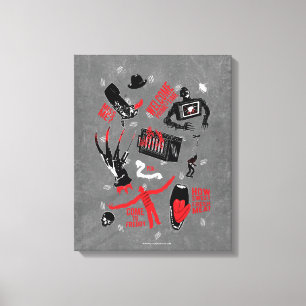 Impressão Em Tela Um pesadelo na Elm Street Freddy Krueger Talk