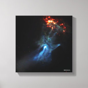 Impressão Em Tela Um pulsar novo mostra sua mão