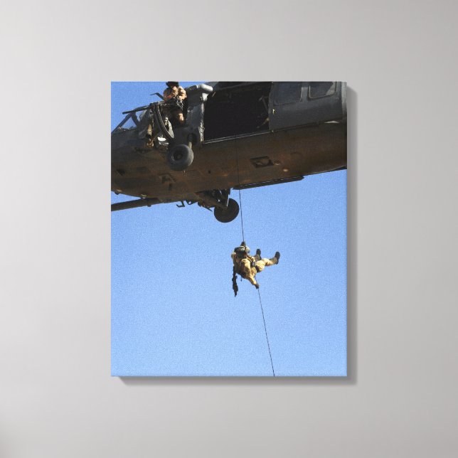 Impressão Em Tela Um rappels de um HH-60 (Frente)