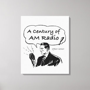Impressão Em Tela Um século de rádio AM