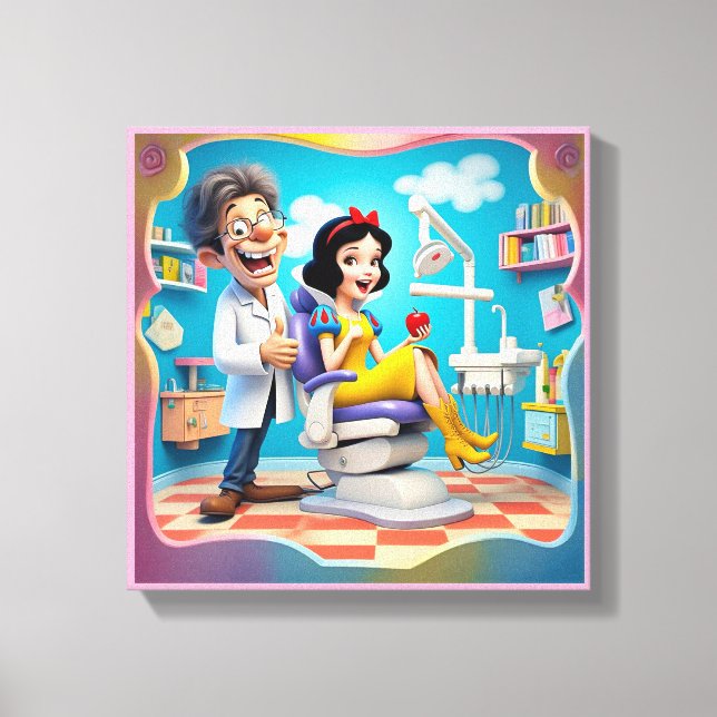 IMPRESSÃO EM TELA "UM SORRISO SAUDÁVEL É O MAIS FRACO DE TODOS" (Frente)