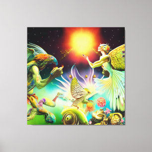 Impressão Em Tela Um Tempo de Pintura de Óleo Recompensa