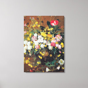 Impressão Em Tela Um vaso das flores